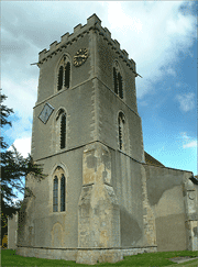 St Matthew's tower with clocks